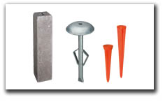 Boundary stones, steel brands and demarcation cones