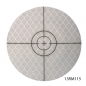 Reflective targets with standard target image, self-adhesive black/silver