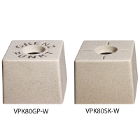 VARIO-PLUS heads in polyester concrete, 80 x 80 x 65 mm
