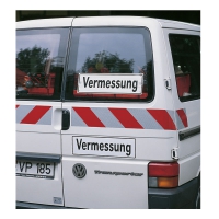 Vehicle markings compliant with DIN 30710, by meter