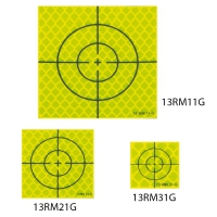 Reflex-Zielmarken mit Standard-Zielbild, SCHWARZ/GELB