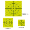Reflective targets with standard target image, self-adhesive black/yellow